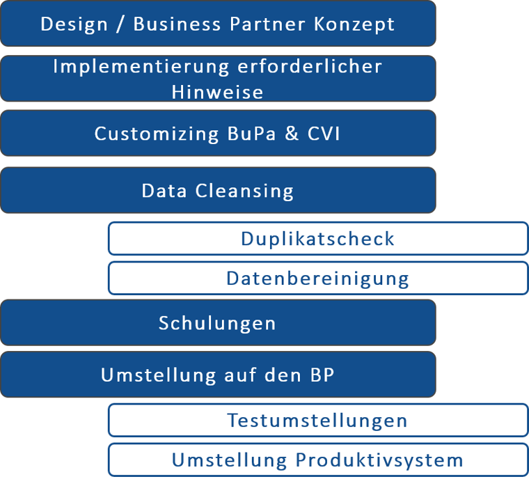 IBsolution SAP Business Partner Ablauf Umstellung