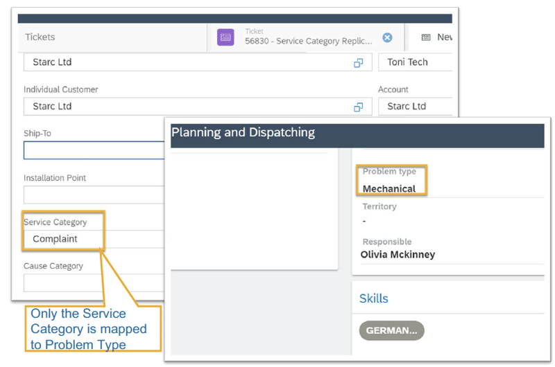 C4C Tickets Problem-Mapping | IBsolution