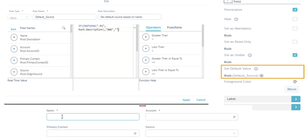 C4C Release 2102 | Default-Werte | IBsolution