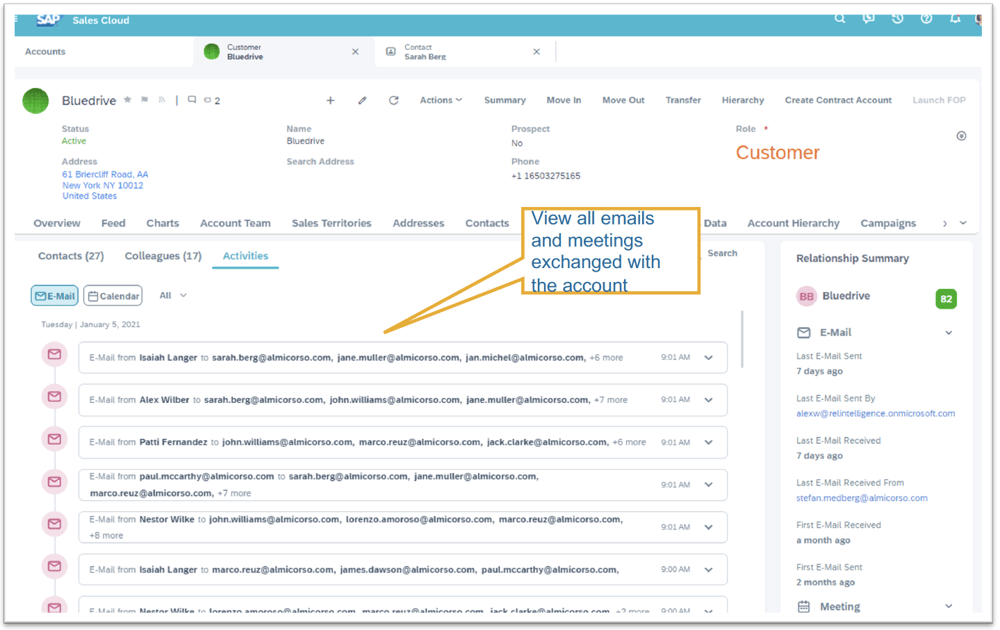 C4C Release 2102 | Relationship Intelligence Customer | IBsolution