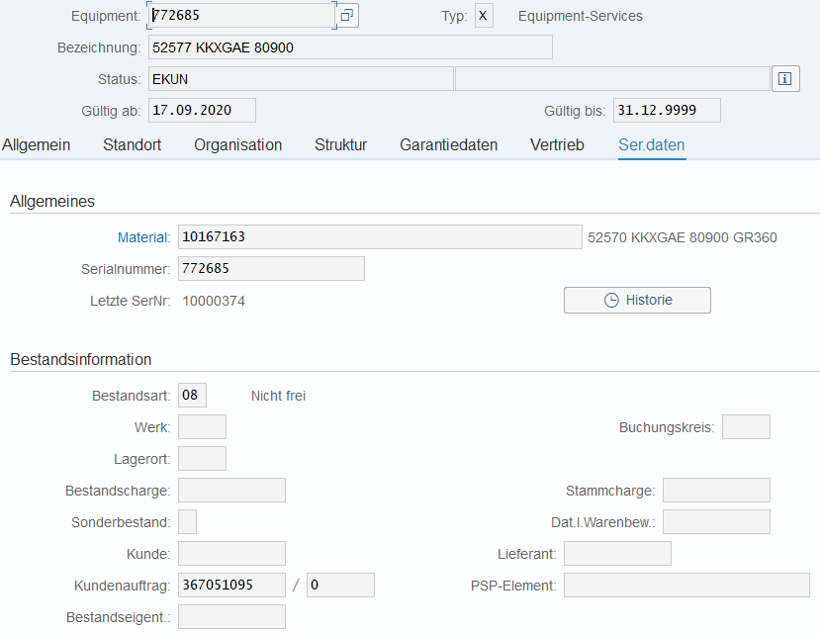 Piller | Service | Equipment SAP S/4HANA | IBsolution
