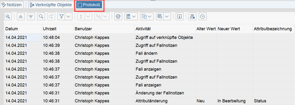 SAP Credit Management Protokoll IBsolution