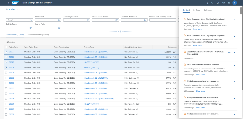 SAP S4HANA Cloud 2105 | Massenaenderungen | IBsolution