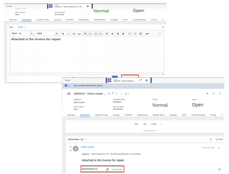 C4C Release 1911 Portal Formatierte Texte IBsolution