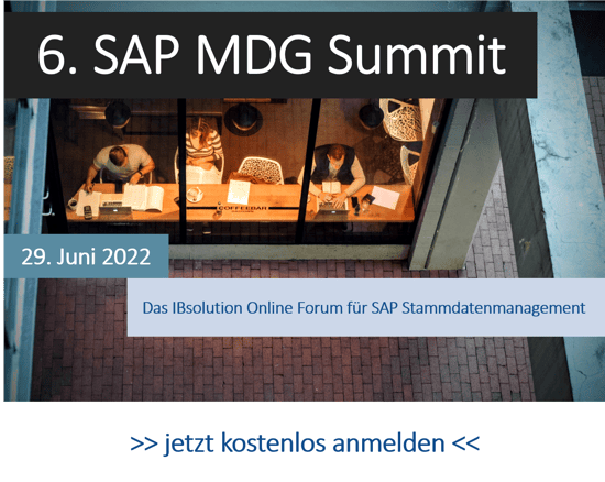 IBsolution SAP MDG Summit 2022