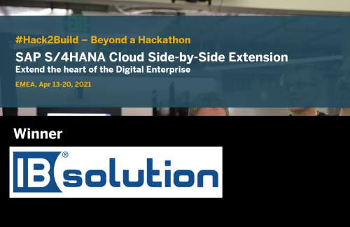 Ibsolution IBsolution wins #Hack2Build of SAP