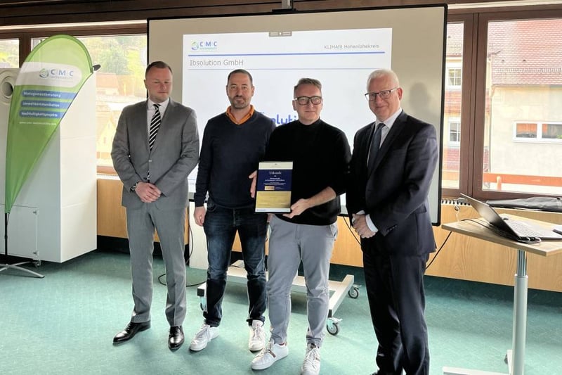 IBsolution KLIMAfit Urkundenauszeichnung 1000x667px web