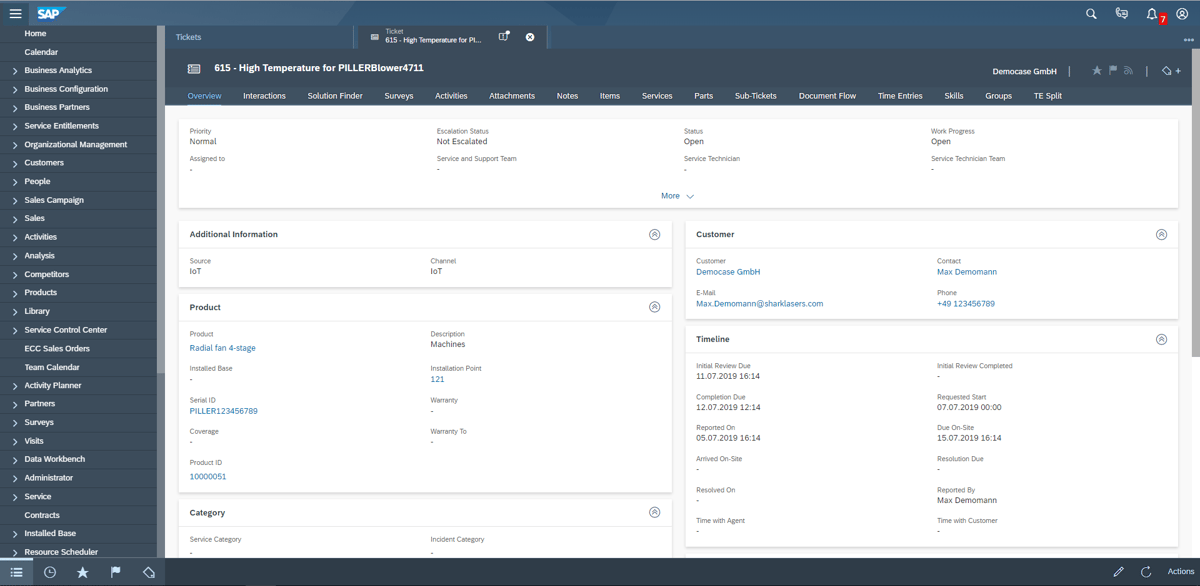 Piller IoT C4C IBsolution
