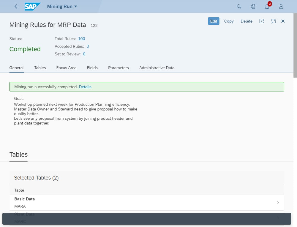 SAP MDG Data Quality Management Rule Mining IBsolutuion
