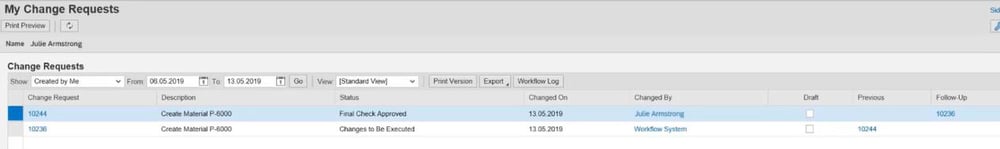 SAP MDG Central Governance Folge-Workflows IBsolution