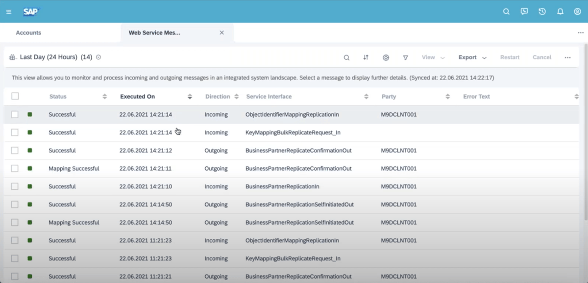 Business Partner is replicated to SAP C4C