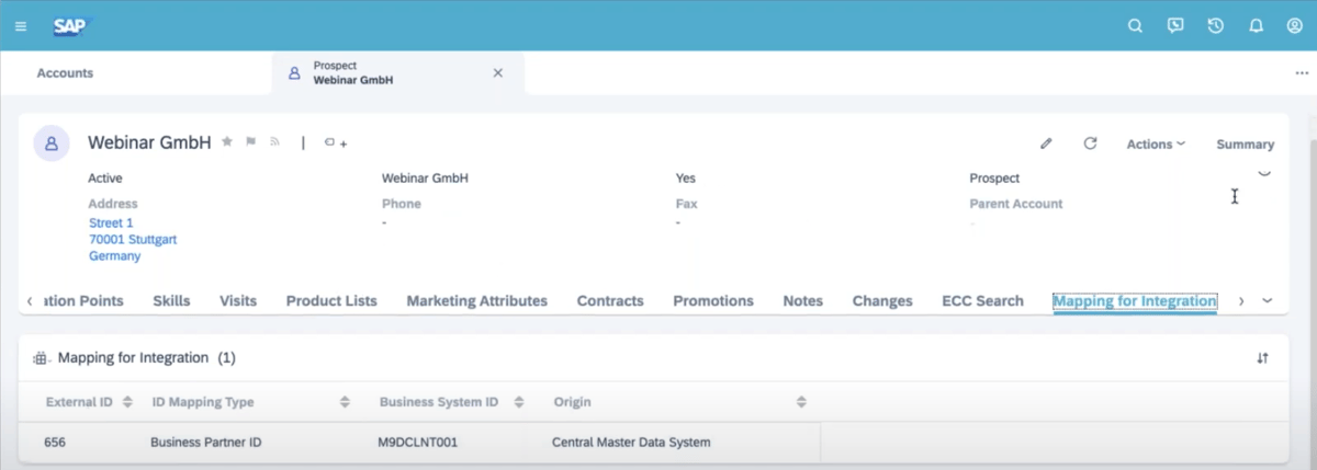 Key Mapping stored in the client systems