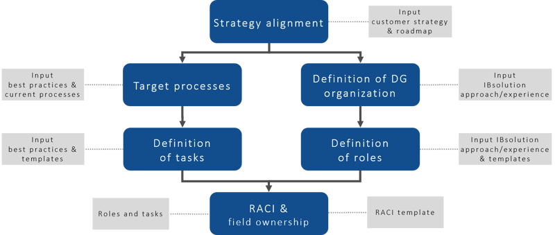 Vorgehen im Data Governance Framework englisch neu