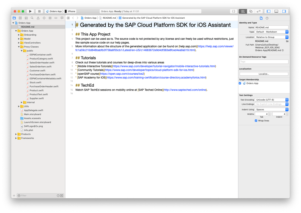 Xcode SAP IBsolution