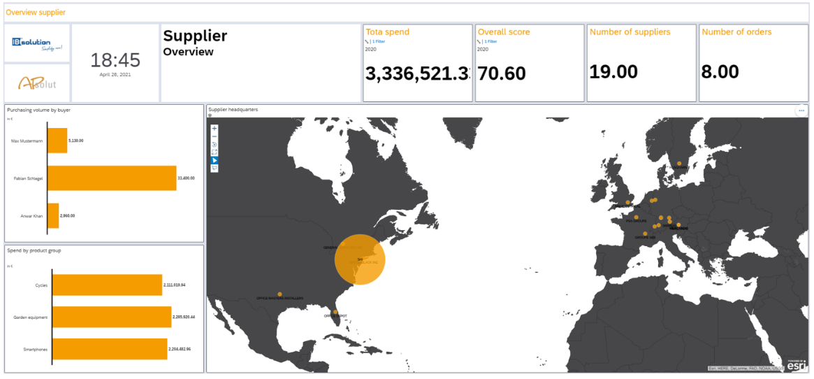 Business-intelligence-supplier-performance-dashboard-geomap