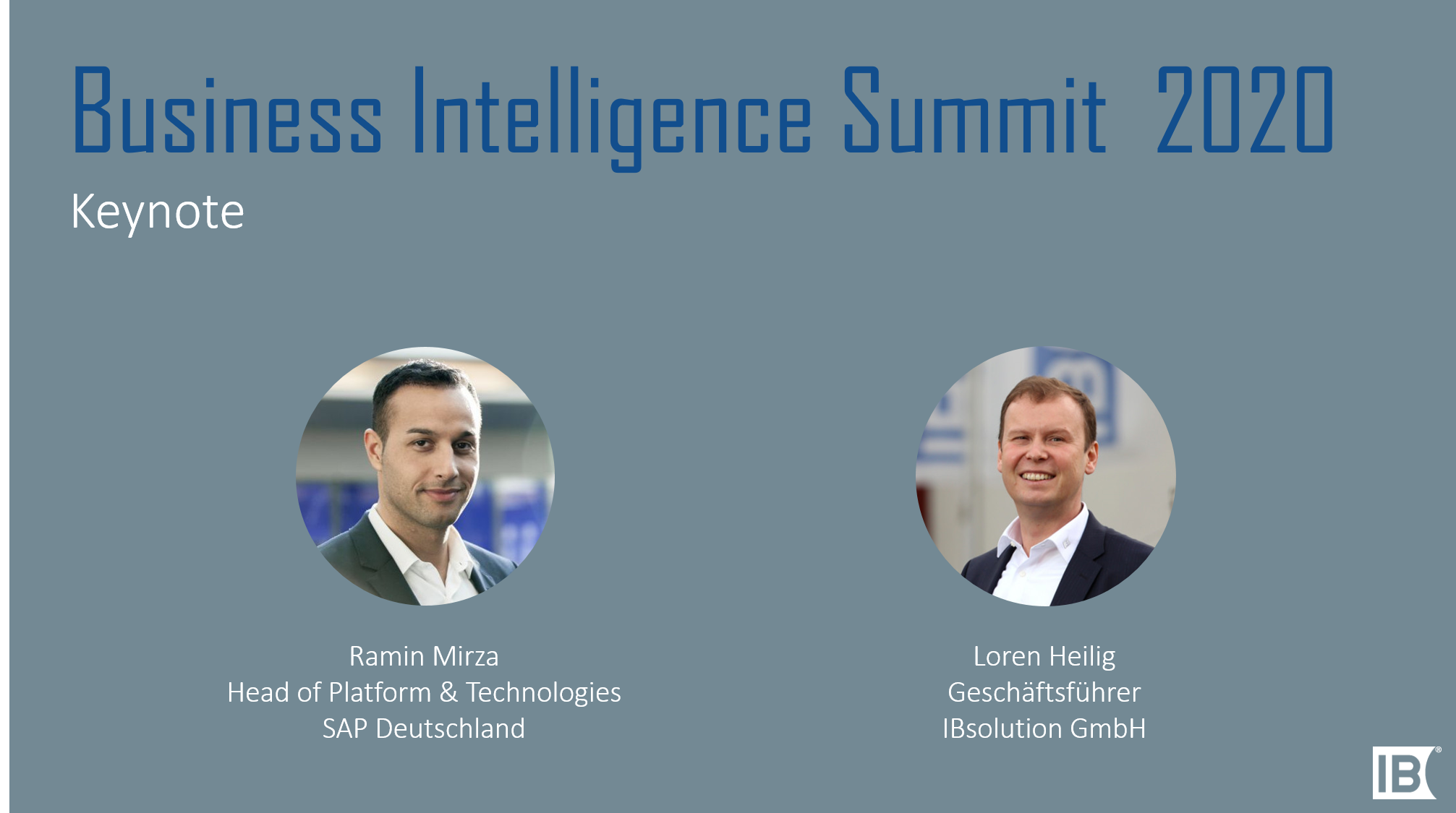 Keynote BI-Summit IBsolution