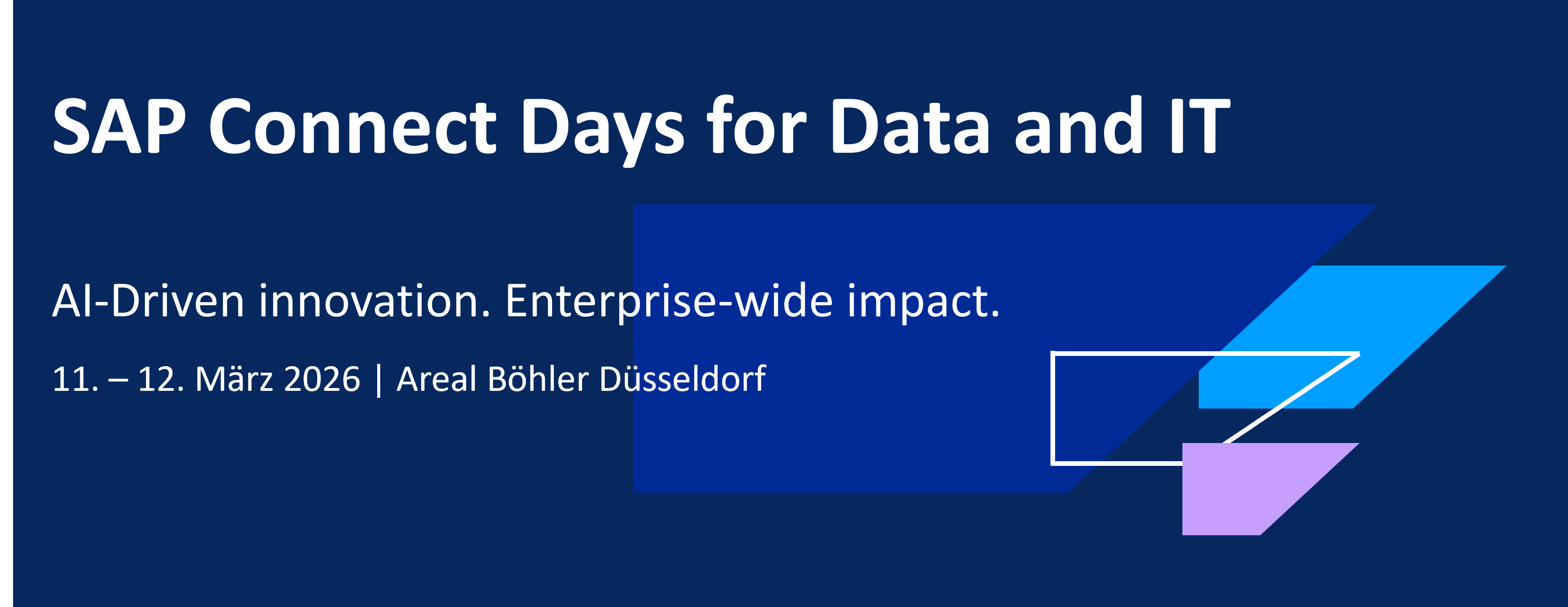 Webseite BildSAP Connect Days for Data and IT