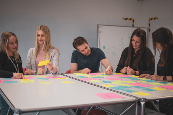 Design Thinking Innovation Room Kollegen klein