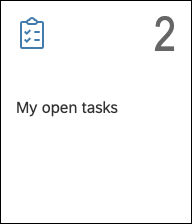 My open tasks rand