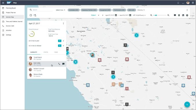 SAP FSM IBsolution Service Manager Dashboard-1