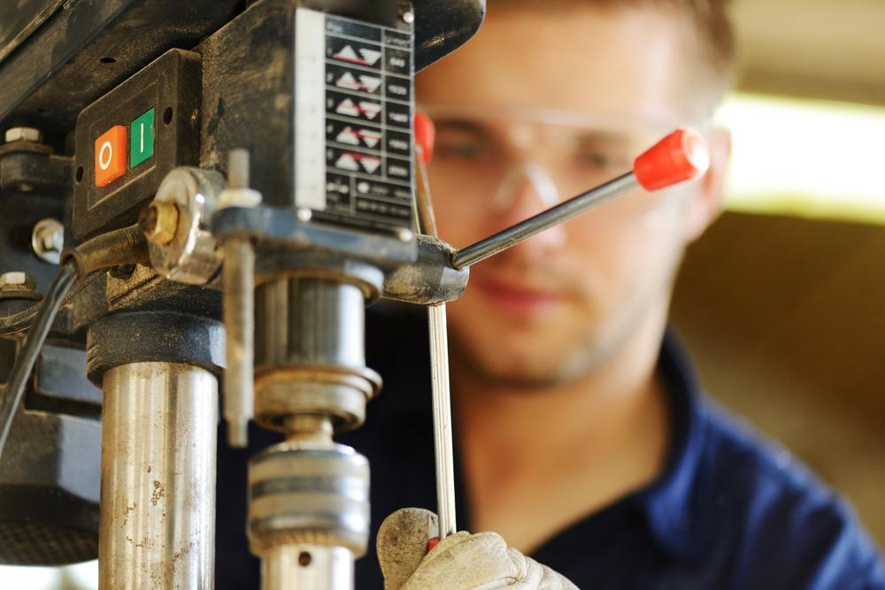 Young worker working in workshop_lowres